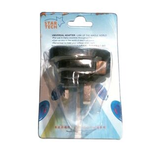 Star Tech 13A 250V BS Multiplug Adaptor Black Star Tech 13A 250V BS Multiplug Adaptor Black
